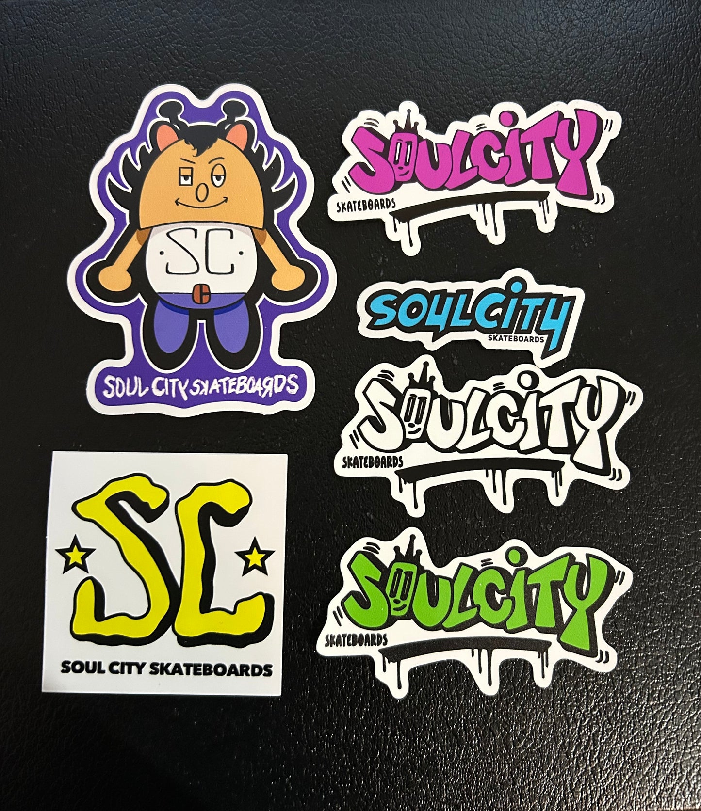 Soul City 5Pc  (Assorted) Sticker Pack